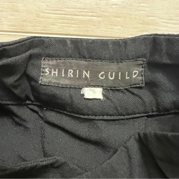 Shirin Guild Button Up Wool Blend Cotton Blend Boxy Lagenlook Blouse Jacket Sz M - Picture 2 of 4